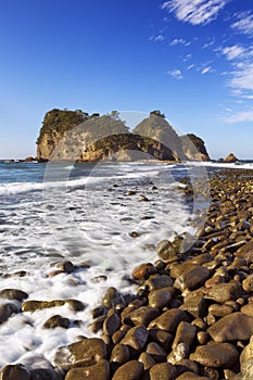 Rocky coast on the Izu Peninsula, Japan photo